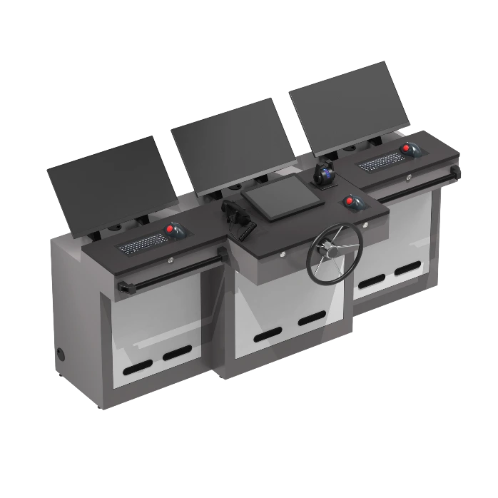 [VM-DHW-019] Three-Section Wooden Console